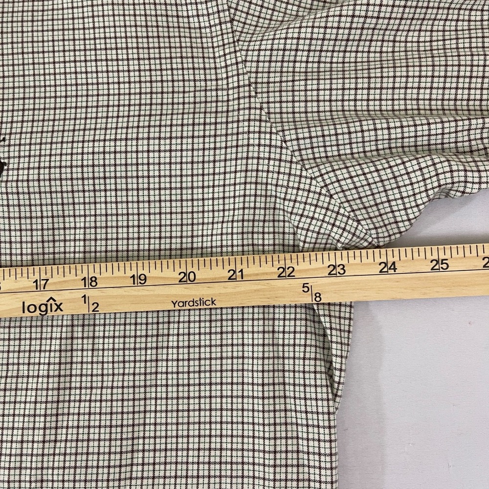 Ralph Lauren Shirt Mens Size 16 36/37 Yarmouth 100% Cotton Plaid Button Up - Picture 7 of 9